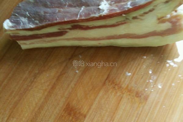 腊味豆芽卷的做法图解2
