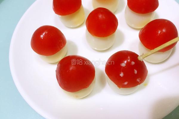圣女果蘑菇蛋的做法图解10