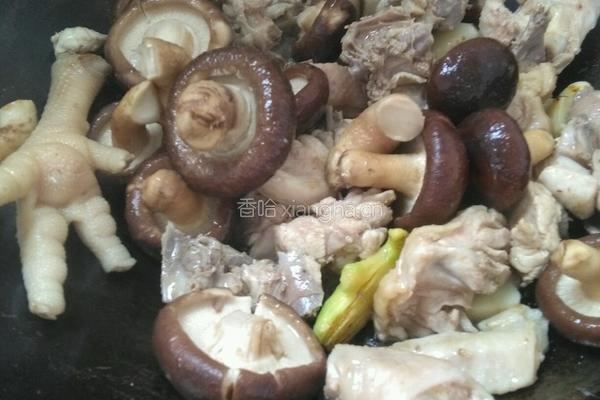 香菇焖鸡的做法图解4