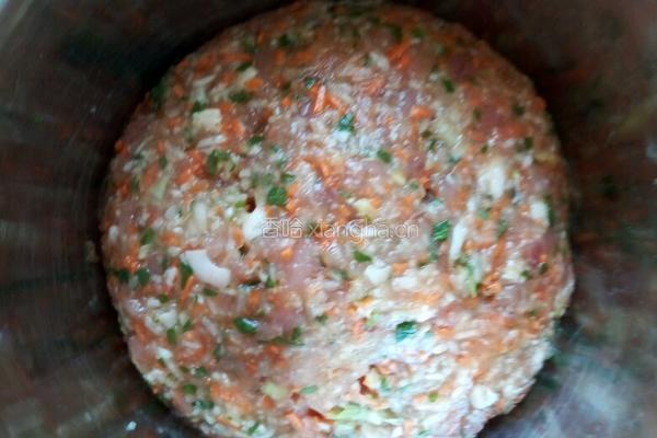 猪肉白萝卜蒸饺的做法图解11