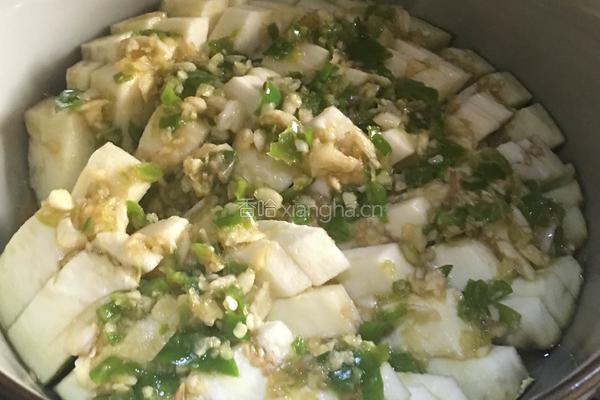 蒜蓉开花茄子的做法图解2