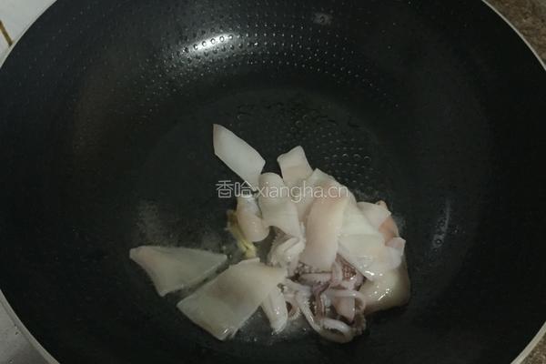 彩椒鱿鱼的做法图解4