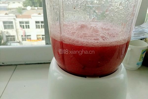 西瓜冰爽西米露的做法图解3