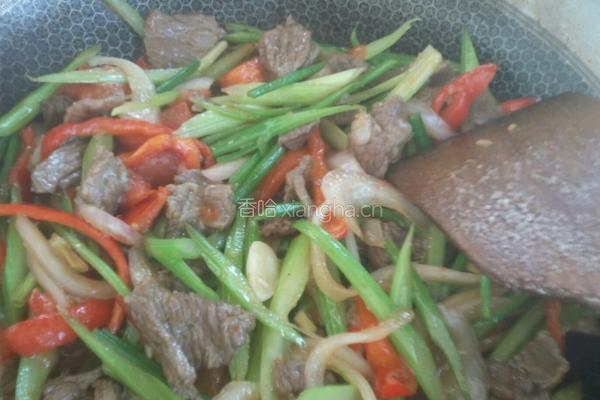 彩椒炒牛肉的做法图解9