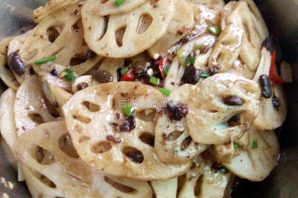 豆鼓炒莲藕的做法图解8
