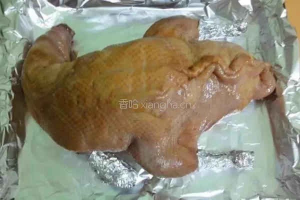 烤鸭家常做法的做法图解7