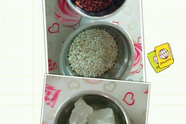 红豆薏米糖的做法图解1