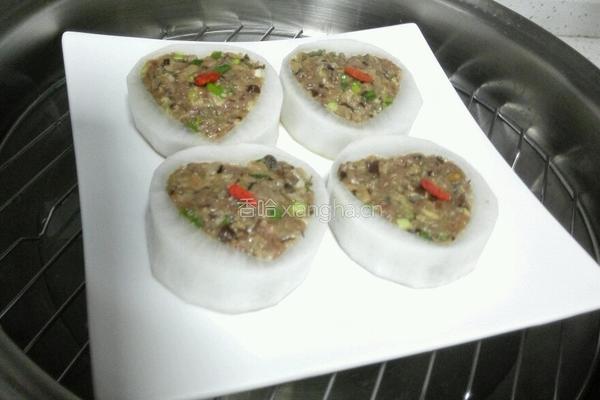 白萝卜酿肉的做法图解6