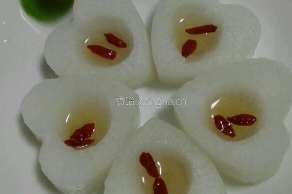白萝卜翡翠爱心盅的做法图解7