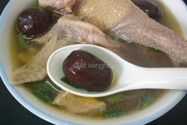 老母鸡红枣汤的做法图解12