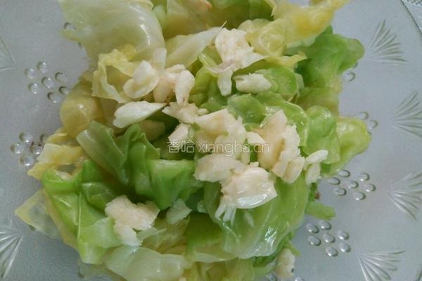 辣炝卷心菜的做法图解3