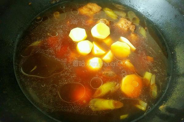 彩椒土豆烧排骨的做法图解11