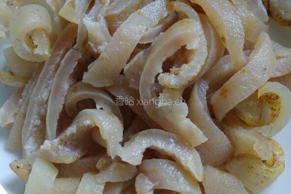 凉拌猪皮的做法图解5