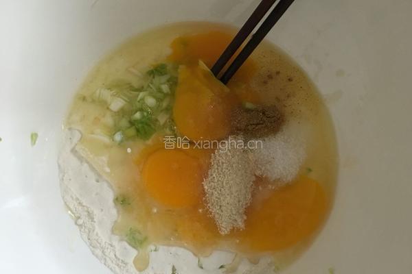 香葱鸡蛋饼的做法图解4