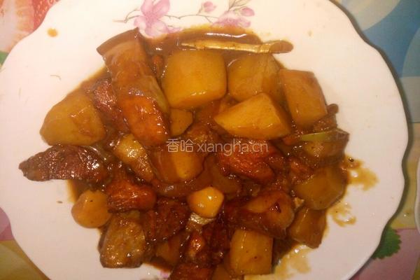 土豆红烧肉的做法图解5