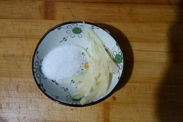 凉拌西瓜皮的做法图解4