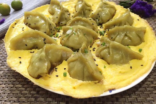 蛋包卷心菜饺子的做法图解12