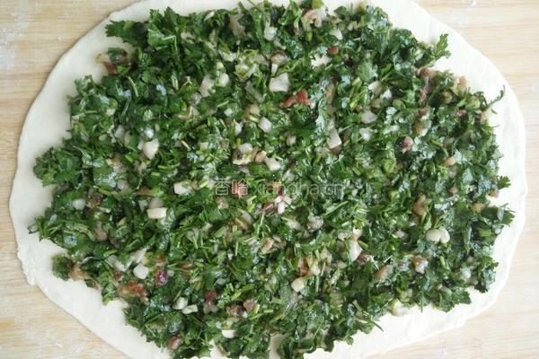 香菜肉饼的做法图解8