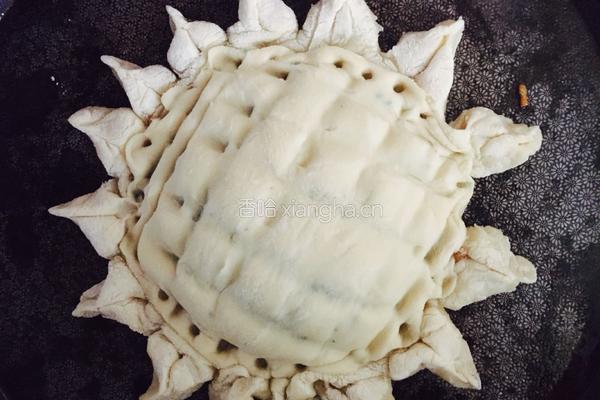 虾米野菜盒子的做法图解13