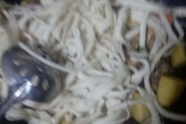葫芦条烧老鸭煲的做法图解5