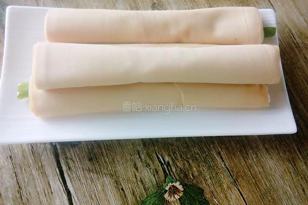 彩椒肉丝千张卷的做法图解11