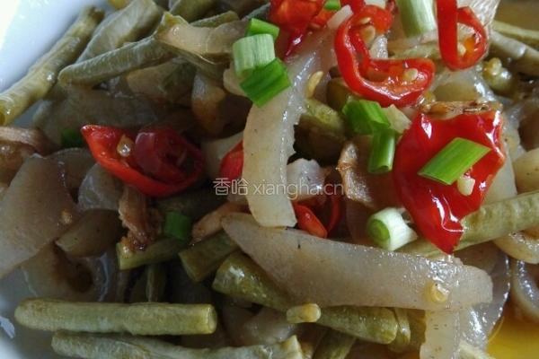 泡菜炒猪皮的做法图解6