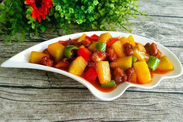 哈密瓜烧肉的做法图解13