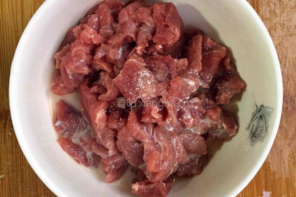 小炒牛肉的做法图解4