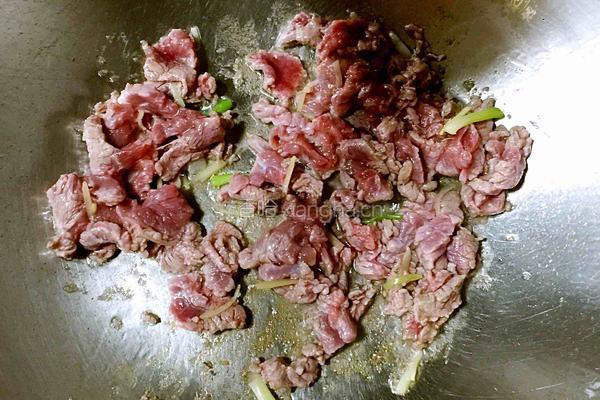 小炒牛肉的做法图解6