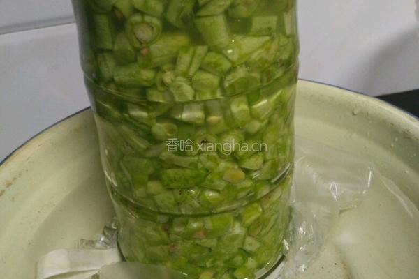 酸豆角的腌制方法的做法图解3