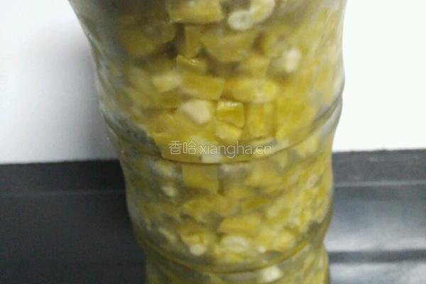 酸豆角的腌制方法的做法图解4