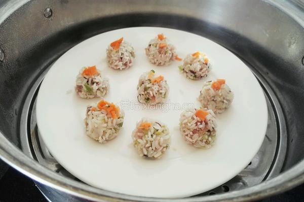 卷心菜糯米丸子的做法图解11