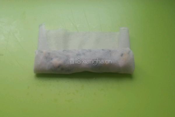 韭菜鸡蛋粉丝春卷的做法图解16