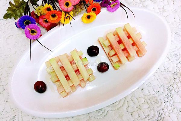 蜜汁西瓜皮的做法图解5