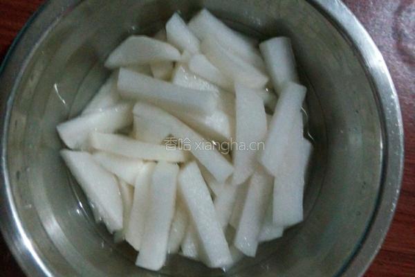 酸辣萝卜脆的做法图解2