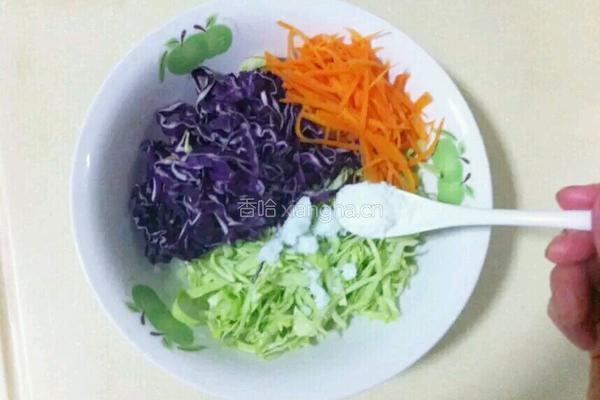 卷心菜沙拉的做法图解7