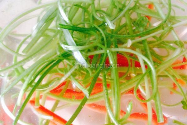 绿豆芽拌三丝的做法图解5