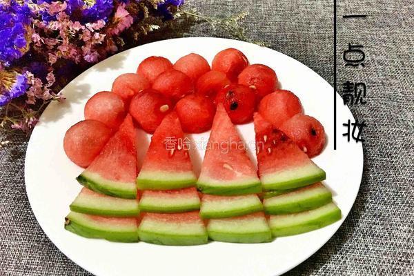 花样西瓜拼盘的做法图解7