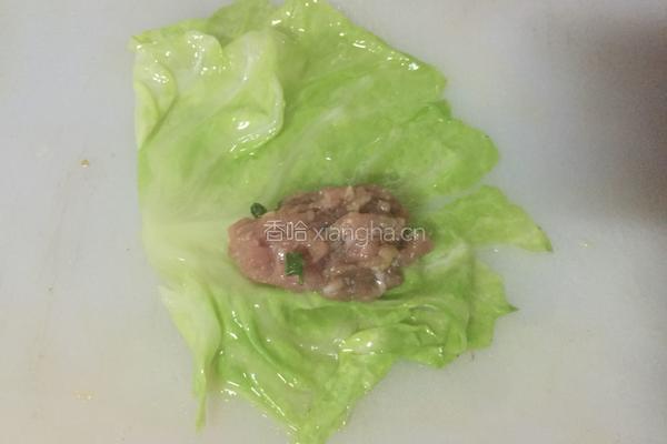 翡翠卷心菜卷的做法图解12