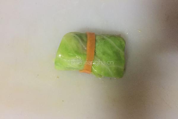 翡翠卷心菜卷的做法图解14