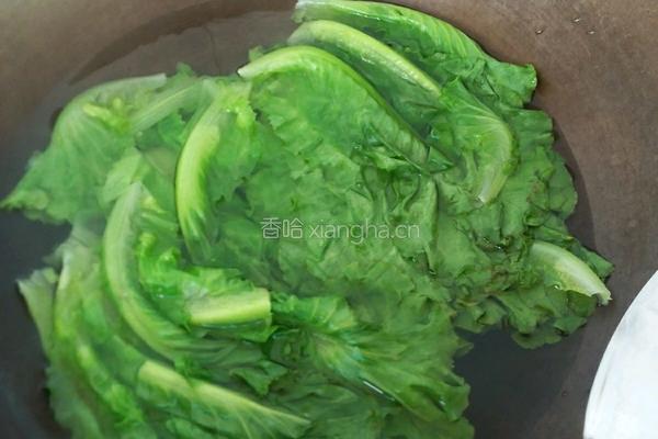 蚝油生菜的做法图解3