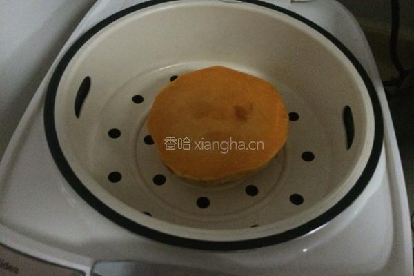 ，南瓜芝麻椰蓉馅面包。的做法图解1