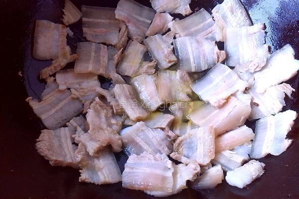 豆豉双椒炒五花肉的做法图解5