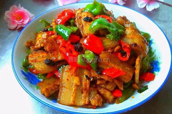 豆豉双椒炒五花肉的做法图解9