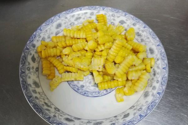 基围虾炒玉米粒的做法图解1