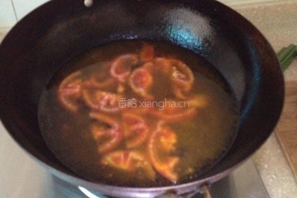 番茄豆腐汤的做法图解3