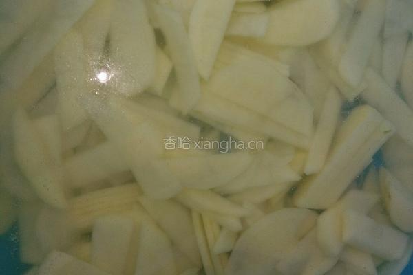 土豆炒肉的做法图解2