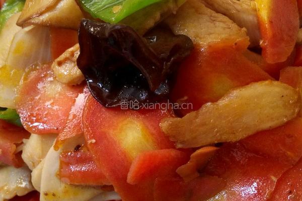 杂蔬炒肉的做法图解4