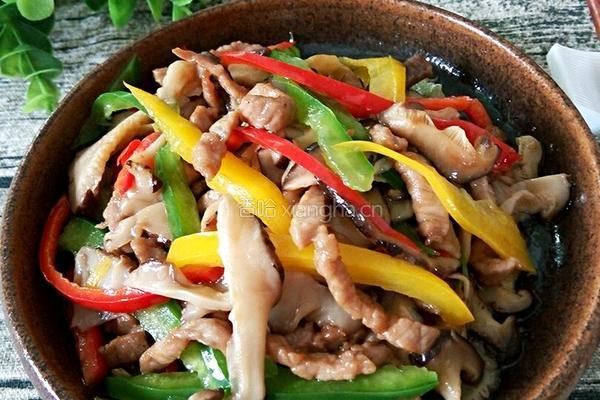彩椒香菇肉丝的做法图解5