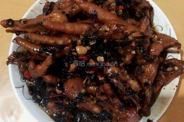 梅干菜烧鸡爪的做法图解7
